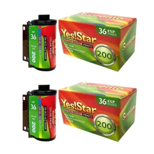 2 Rolls - Yes!Star 200 35mm 135 Color Negative Film 36exp C-41 - Picture 1 of 10