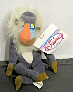 Exclusivo bolso de peluche de 8"" de tienda Disney Rafiki el Rey León con etiqueta babuino - Imagen 1 de 4
