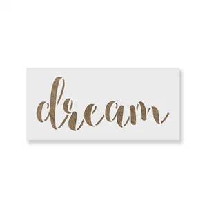 Dream Stencil - Durable & Reusable Mylar Stencils - Picture 1 of 5