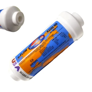 Omnipure K2355-BB Inline DI Resin 6x2 DI Mixbed Filter Elbow 1/4" FPT - Picture 1 of 1