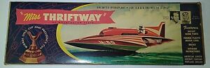 Vintage Dumas Boats "MISS THRIFTWAY" Unlimited Hydroplane, U-60,  Box Only