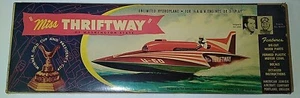 Vintage Dumas Boats "MISS THRIFTWAY" Unlimited Hydroplane, U-60,  Box Only - Picture 1 of 16