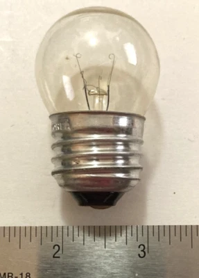GE 15w Clear Refrigerator Lamp 15S11/102 E26 (Medium Edison Screw) Bulb NOS. DR6 - Image 1 of 2