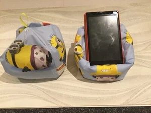 XL Minions IPad Pro E-reader Kindle Google Tablet Cushion Pillow Desktop Stand - Picture 1 of 7