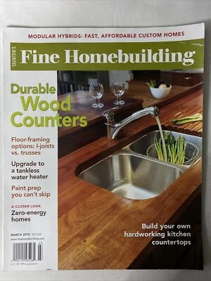 2010 March Fine Homebuilding Magazine Looking At Crown Molding Corners (CP222) - Image 1 of 3