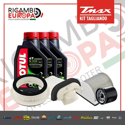 OEM QUALITY KIT TAGLIANDO YAMAHA TMAX 500 OLIO FILTRI 2004 2005 2006 2007 MOTUL 5100