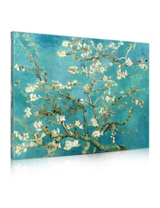 Albero di mandorlo in fiore di Vicent van Gogh stampe giclée stampa arte da parete su tela - Foto 1 di 49