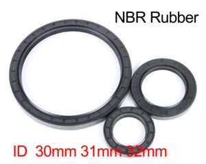 TC Skelett Öldichtringe Wellendichtring NBR Doppellippendichtring 30mm 31mm 32mm - Picture 1 of 12