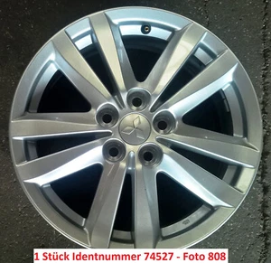 Llanta de aluminio original Mitsubishi ASX 17" MZ556003EX pieza usada (808) - Imagen 1 de 7