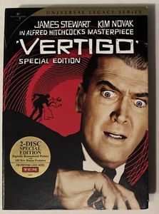 Vertigo (DVD, 2008) Special Edition 2-Disc Alfred Hitchcock* Remastered Like New - Picture 1 of 2