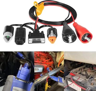 493033 Diagnostic Adapter Cable for Cummins 3-Pin 2-Pin Nexiq USB Link 2 Link 3 Foto 1 de 4