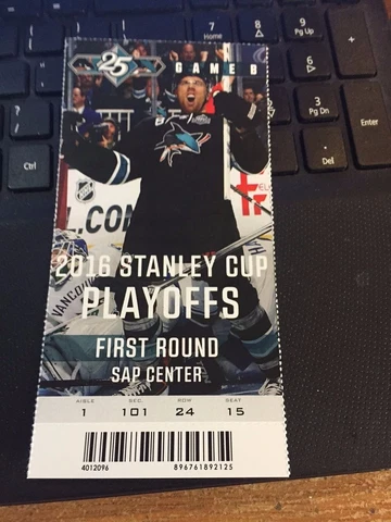 2016 SAN JOSE SHARKS VS LOS ANGELES KINGS TICKET STUB PLAYOFFS GAME #4 Cover