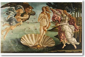 PÓSTER El nacimiento de Venus - 1486 - Sandro Botticelli - NUEVO impresión de bellas artes - Imagen 1 de 1