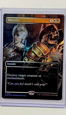 2024 MTG Magic the Gathering SLD Secret Lair Drop Borderless Foil #1801 Mortify - Image 1 of 2