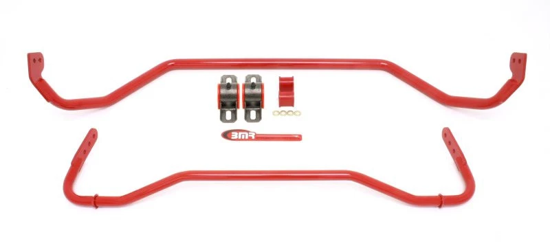 BMR For 08-09 Pontiac G8 Front & Rear Sway Bar Kit W/ Bushings - Red - Imagem 1 de 2