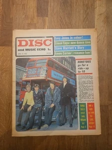 Disc and Music Echo April 27th 1968 Honey Bus Cover - Imagen 1 de 5
