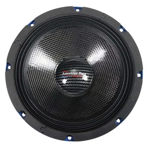 AMERICAN BASS GODFATHER 8" CARBON CONE 400W MAX 4-OHM MIDRANGE SPEAKER (SINGLE) - Picture 1 of 7