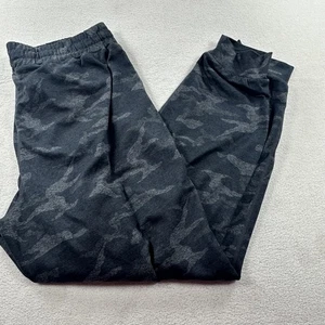 Vuori Jogger Pants Womens Large Black Gray Camo Performance Joggers Lounge VW303 - Picture 1 of 12