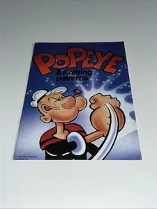 Popeye Knitting Pattern Gary Kennedy Sweater 8 Designs 24-44" Vintage 1988 - Picture 1 of 10