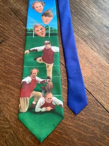 Vintage "Stooges Football" Krawatte mehrfarbig von Ralph Marlin 1995 - Bild 1 von 6