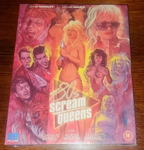 The Best of 80s Scream Queens Blu Ray 88Films Region B NEW w/OOP Slipcover - Imagen 1 de 4
