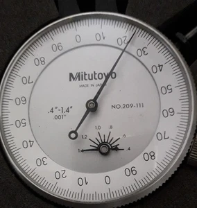 Calibrador de esfera interna genuino Mitutoyo 0,4”-1,4” 209-111 - Imagen 1 de 11