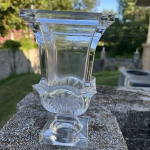 Jarrón de cristal Shannon decoración 7,25 pulgadas de alto - Imagen 1 de 5