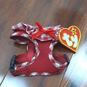 Gilet cane Super Buddy rosso a scacchi imbracatura leggera rete traspirante XSmall - Foto 1 di 7