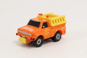 Vintage Micro Machines Datsun Rescue Truck Orange Yellow, Mini Micro Machines - Picture 1 of 5