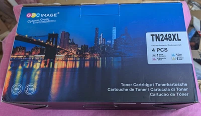 GPC Image TN248XL Toner Cartridge 4 Pack Compatible With Brother Printer - Image 1 of 2