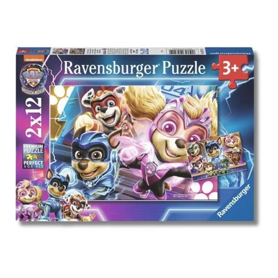 Ravensburger - Puzzle 2x12 Pezzi Paw Patrol | Puzzle Bambini 3 Anni | Dimen 9jQg - Immagine 1 di 4