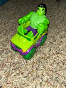 Figura de acción Marvel Spidey and His Amazing Friends Hulk Smash Truck & Hulk - Imagen 1 de 2