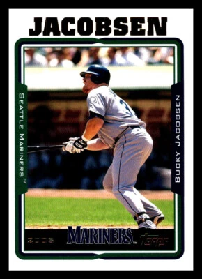 2005 Topps Base #394 - Bucky Jacobsen - Seattle Mariners - Image 1 of 2