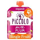Piccolo Pure Plum Organic Pouch, 4 mths+ (70g)