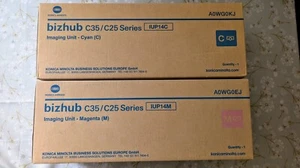 2 x Original Drum Konica Bizhub C25 C35P / IUP14C IUP14M - Afbeelding 1 van 1