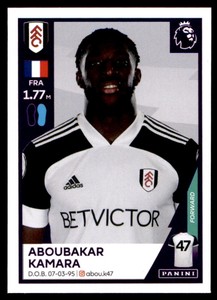 Panini Premier League 2021 - Aboubakar Kamara (Fulham) No. 249