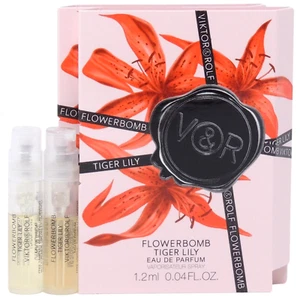 V&R VIKTOR & ROLF FLOWERBOMB TIGER LILY EDP 1.2ml .04fl oz x 2 PERFUME SAMPLES - Picture 1 of 1