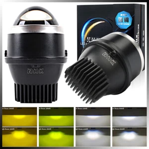 NHK Bi LED Fog Projector Lens 3.0'' All Metal LED Fog Light 3000K 3800K 6000K - Picture 1 of 14