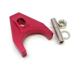 Distributor Clamp Hold Down fits SBC BBC Chevy 350 454 HEI Red Billet Aluminum - Picture 1 of 2