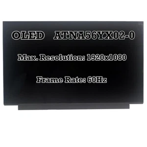 OLED 15.6" ATNA56YX02-0 ATNA56YX02 FHD 1920x1080 Non-Touch Screen Panel Display - Picture 1 of 2