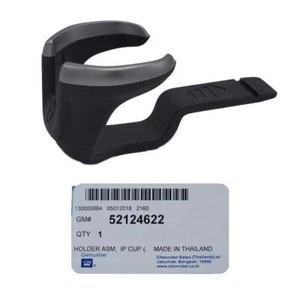 1 Pc. Black Cup Holder Trim For Chevrolet Colorado Trailblazer 2017 - 2022 - Picture 1 of 5