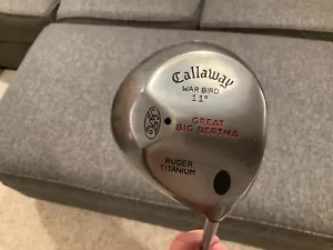 Callaway Great Big Bertha War Bird11* RH Ruger Titanium Golf CLUB F Flex~DRIVER - Picture 1 of 8