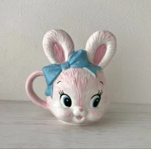 Swimmer Face Mug Liverny The Rabbit NEW With Box - Picture 1 of 8