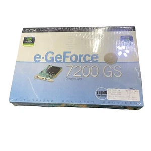 EVGA NVIDIA e-GeForce 7200 GS 256 MB DDR2 PCI Express x16 Video Card - Picture 1 of 3