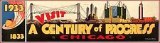 1933 CHICAGO WORLD'S FAIR EXPO CENTURY OF PROGRESS 8
