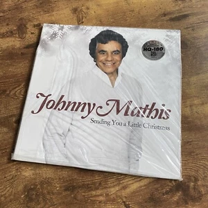 JOHNNY MATHIS Sending You a Little Christmas 180g WHITE VINYL SEALED NEW - Picture 1 of 2