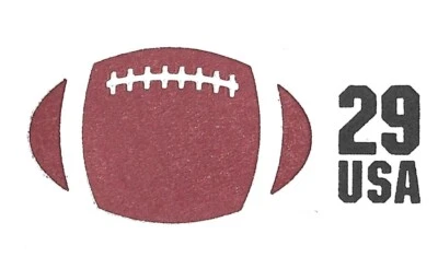 5 Football Envelopes US Official Postal Service - US Scott U631 USPS 1994 - Image 1 of 2