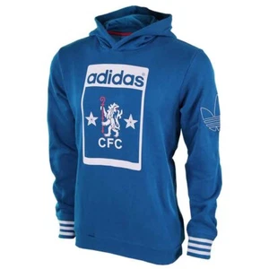 Mens Adidas AI7421 Blue CF Fleece OTH Hoodie Hooded Sports tracksuit top Size XS - Picture 1 of 7