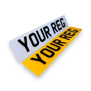 Number Plates - Premium Quality | 2D | 3D | 4D | 4D Gel | 100% Road / MOT Legal - Picture 1 of 12
