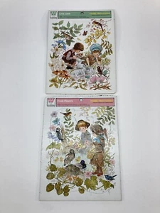 Whitman Frame-Tray Puzzle 1975 FRESH FLOWERS 4513B- Little Lamb 4513a -Lot Of 2 - Picture 1 of 4